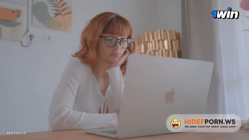Onlyfans - She Makes Him Cum Inside Her Tight Young Pussy On Zoom Meeting MayaLis [FullHD 1080p]
