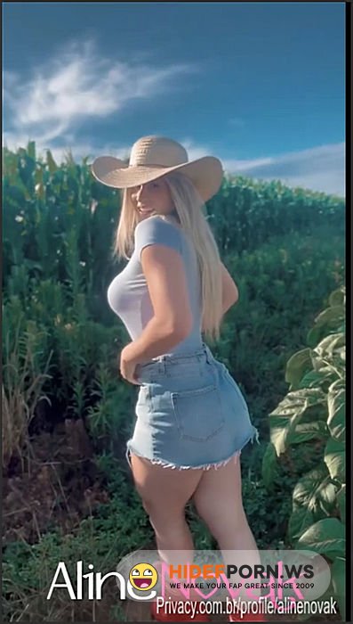 Onlyfans - Aline Novak Deepthroats And Gets Plowed In a Corn Field 720p [SD 720p] - 2025