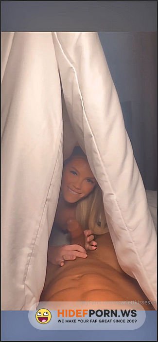 Onlyfans - Scarlettkissesxo – Blowjob On The Bed [SD 2340p] - 2025