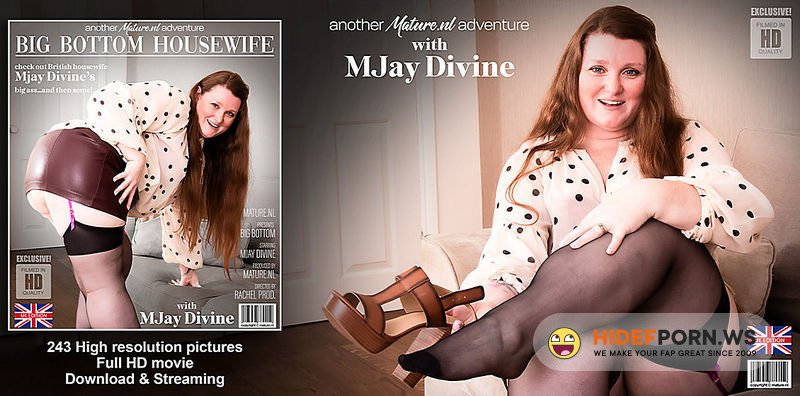 Mature.nl - Masturbating BBW Housewife MJay Divine With Her Big Ass Is Very Naughty When She s All By Herself: MJay Divine (EU) (35) [FullHD 1080p]