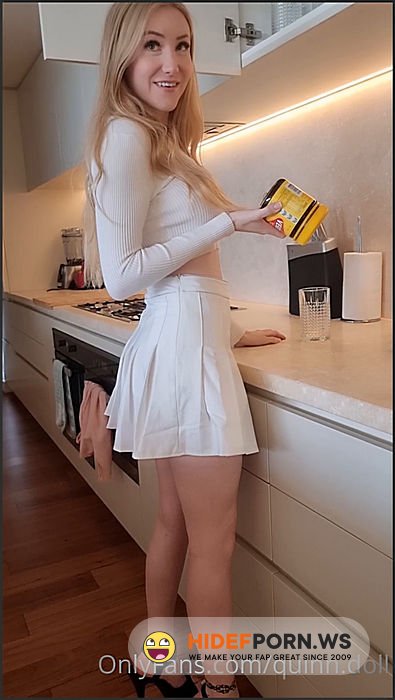 Onlyfans - Kitchen Counter Cumslut Sextape – Quinn Doll [SD 1920p] - 2025