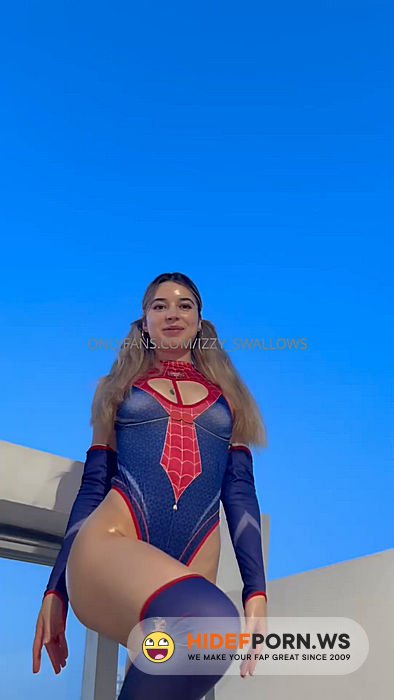 Onlyfans - Izzy Swallows  Spidergirl Outdoor BBC Sextape [SD 1920p] - 2026